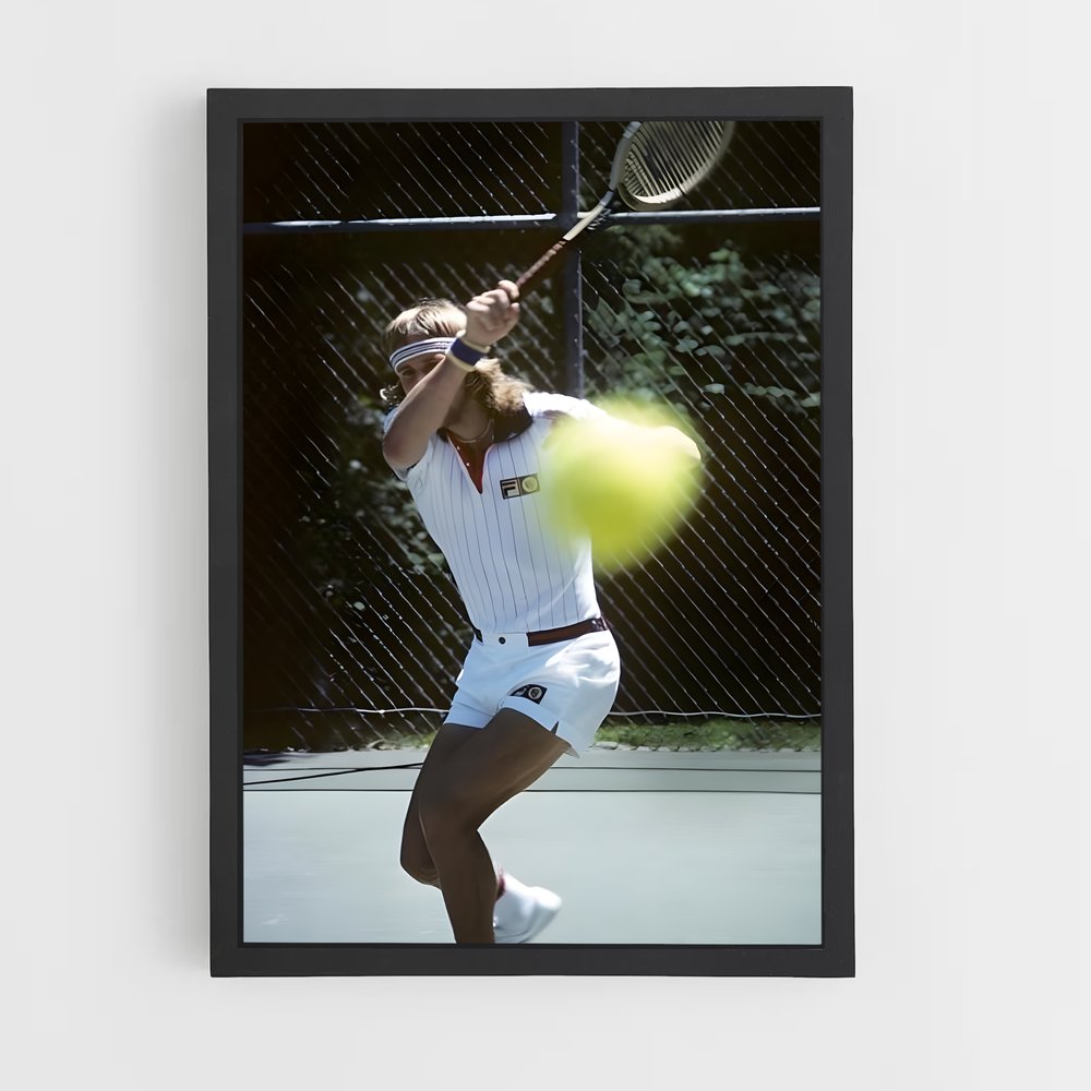 Poster Service de Smash – affiche Tennis (vue 2)
